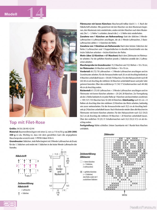 Вязаные модели в журнале «Meine Häkelmode Sonderheft MH069 2025»
