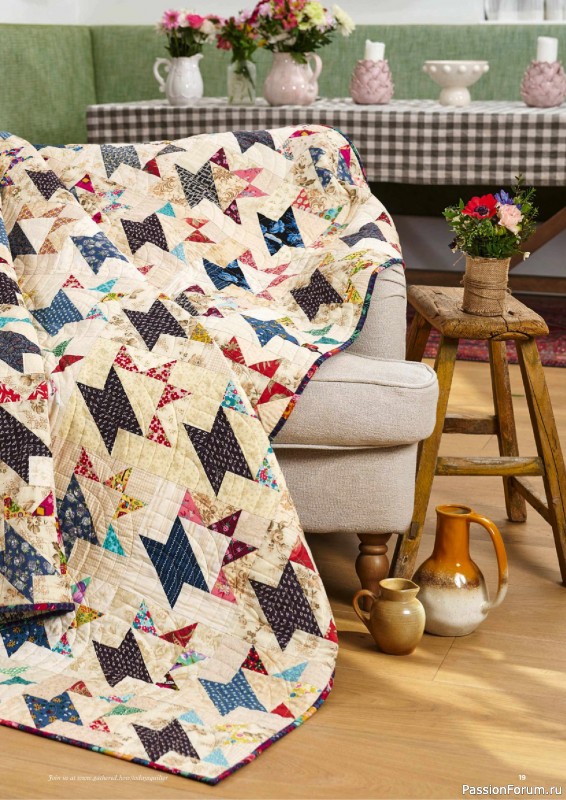 Коллекция проектов для рукодельниц в журнале «Todays Quilter №129 2025»