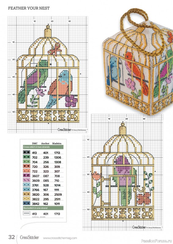 Коллекция вышивки в журнале «CrossStitcher №425 2025»