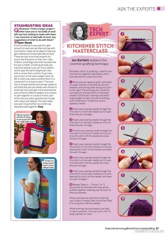 Вязаные проекты крючком в журнале «Simply Knitting №257 2024»