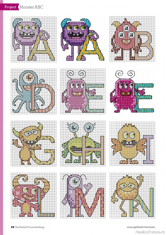 Коллекция вышивки в журнале «The World of Cross Stitching №362 2025»