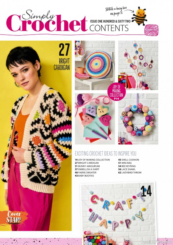 Вязаные проекты крючком в журнале «Simply Crochet №162 2025»