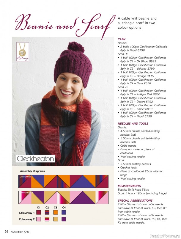 Вязаные модели спицами в журнале «Australian Knitting Vol. 17 №2 2025»