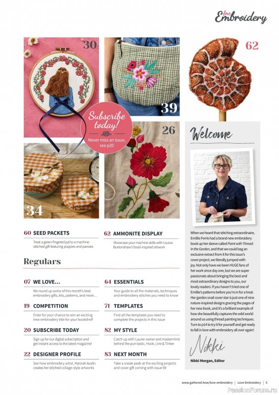 Коллекция вышивки в журнале «Love Embroidery №68 2025»
