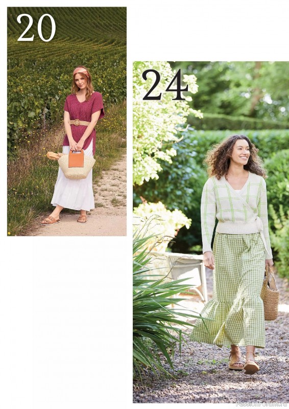 Вязаные проекты в журнале «Rowan - 12 Timeless Summer Knits»