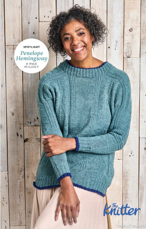 Вязаные проекты спицами в журнале «The Knitter №216 2025»