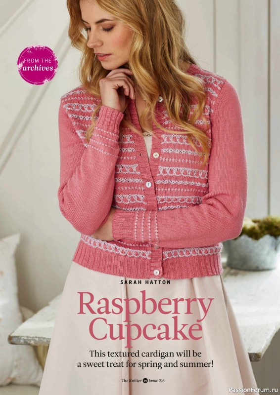 Вязаные проекты спицами в журнале «The Knitter №216 2025»