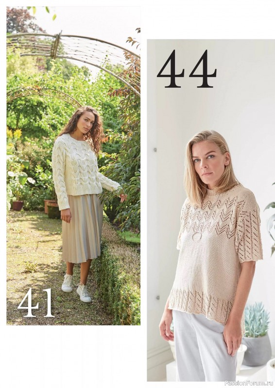 Вязаные проекты в журнале «Rowan - 12 Timeless Summer Knits»