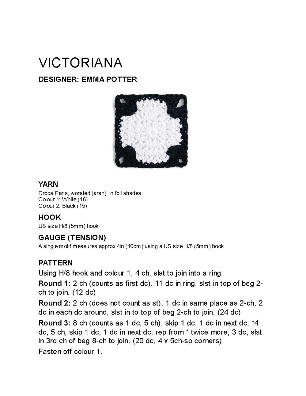 Коллекция проектов крючком в книге &laquo;100 Crochet Tiles&raquo;
