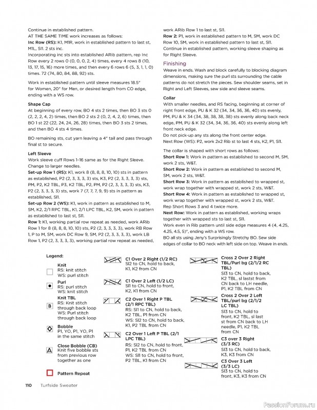 Коллекция моделей свитеров в книге «Cable Collection»