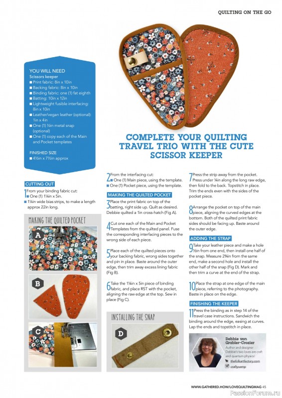 Коллекция проектов для рукодельниц в журнале «Love Patchwork & Quilting №147 2025»