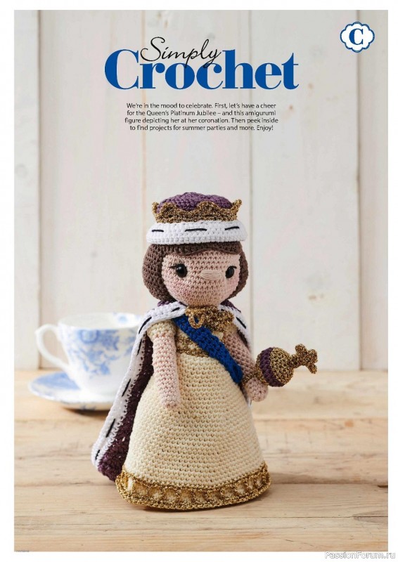Вязаные модели крючком в журнале «Simply Crochet №123 2022»