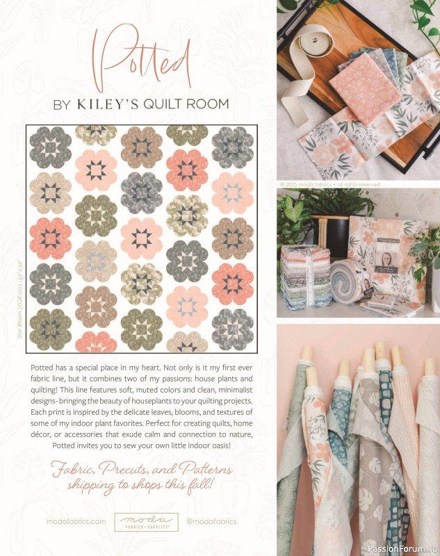 Коллекция проектов для рукодельниц в журнале «Quilter’s World Special - Perfectly Precut 2025»