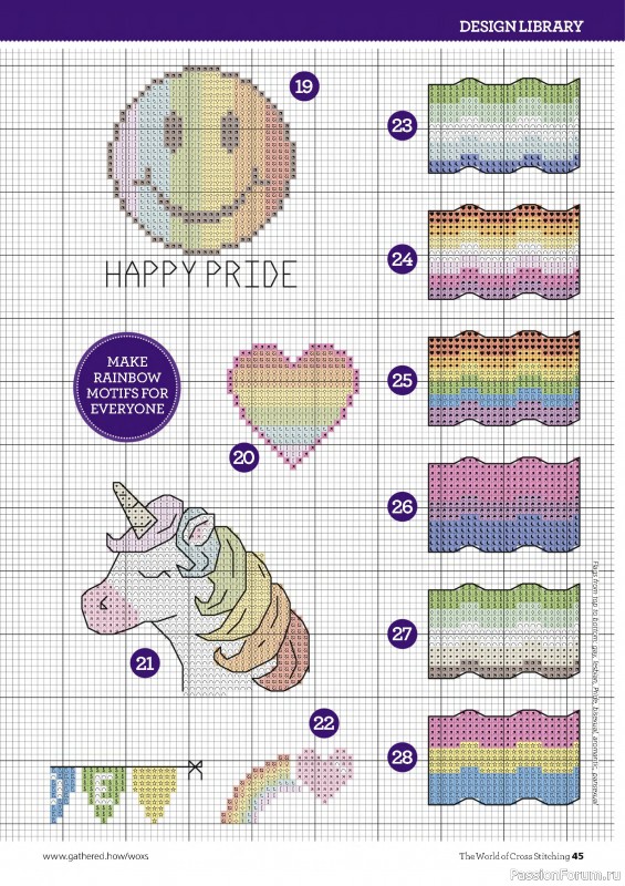 Коллекция вышивки в журнале «The World of Cross Stitching №359 2025»