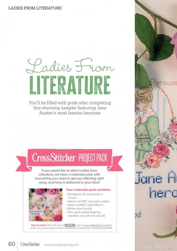 Коллекция вышивки в журнале «CrossStitcher №425 2025»