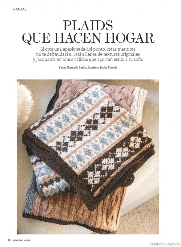 Коллекция проектов для рукодельниц в журнале «Labores del hogar №769 2024»