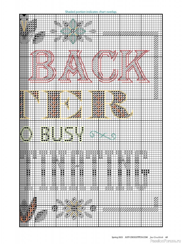 Коллекция вышивки в журнале «Just CrossStitch - Spring 2025»