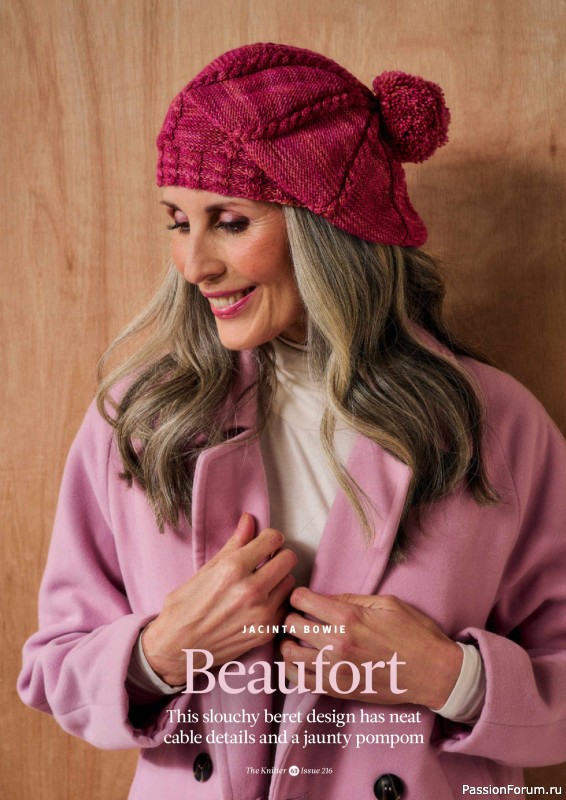 Вязаные проекты спицами в журнале «The Knitter №216 2025»