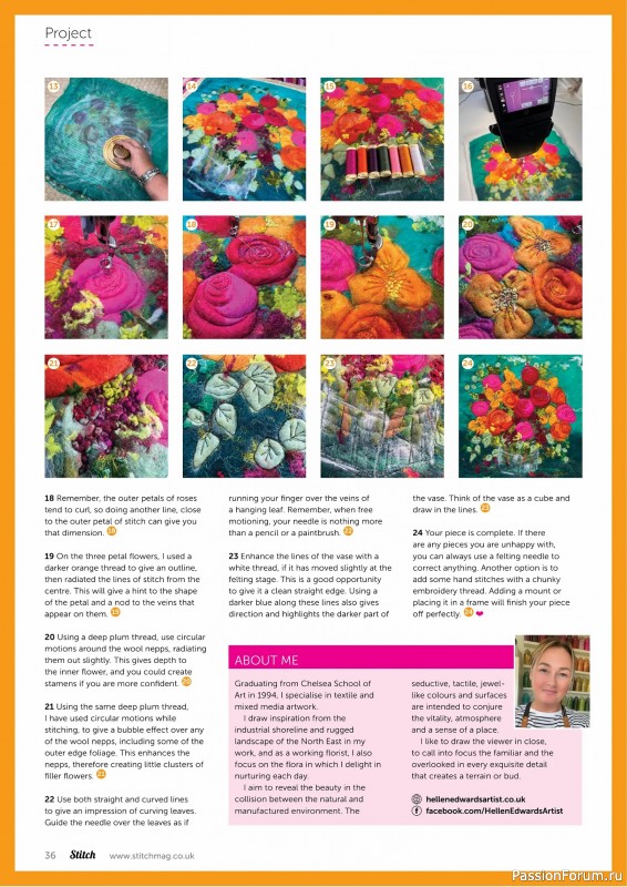 Коллекция проектов для рукодельниц в журнале «Stitch Magazine №154 2025»