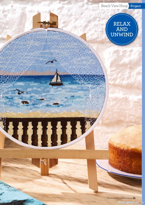 Коллекция вышивки в журнале «The World of Cross Stitching №361 2025»