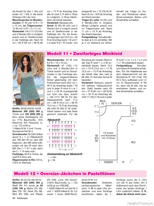 Вязаные модели в журнале «Maschentrends №1 2025»