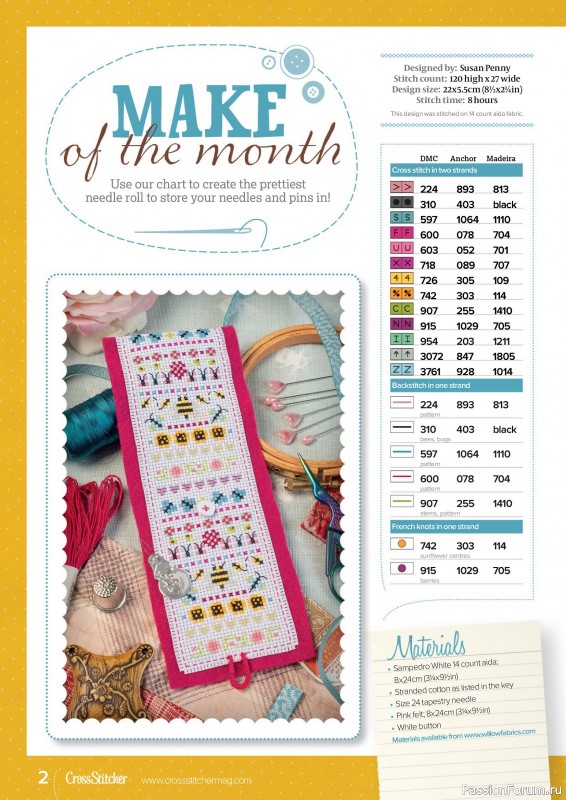 Коллекция вышивки в журнале «CrossStitcher №425 2025»