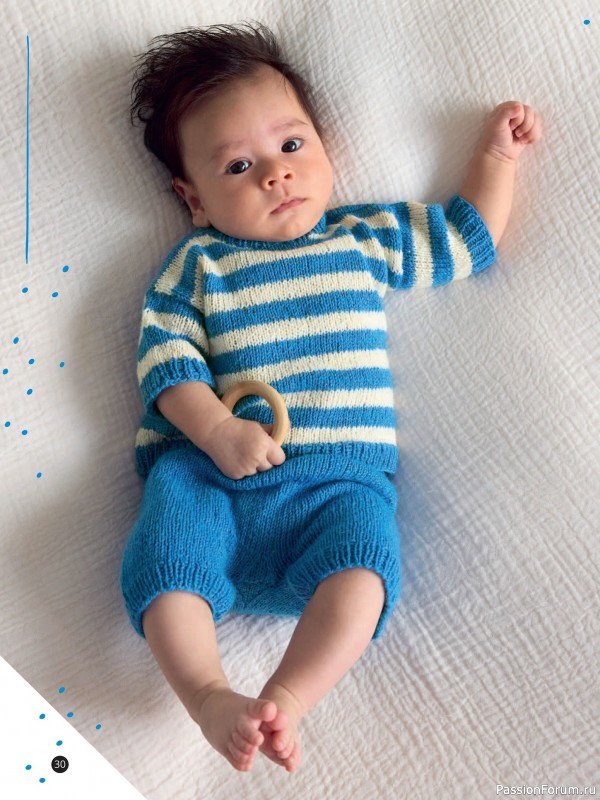 Вязаные модели для детей в журнале «Baby Maschenmode №66 2025»