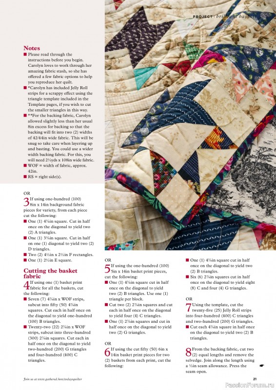 Коллекция проектов для рукодельниц в журнале «Todays Quilter №129 2025»