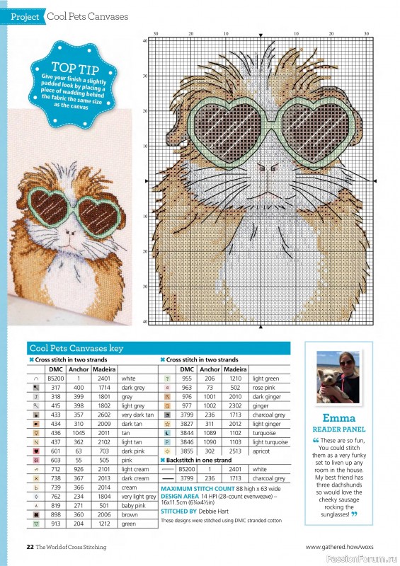 Коллекция вышивки в журнале «The World of Cross Stitching №362 2025»