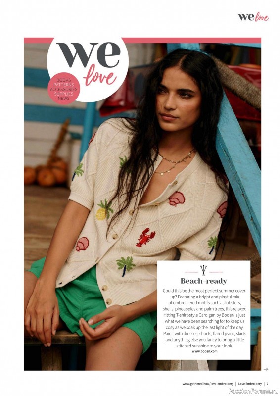 Коллекция вышивки в журнале «Love Embroidery №68 2025»