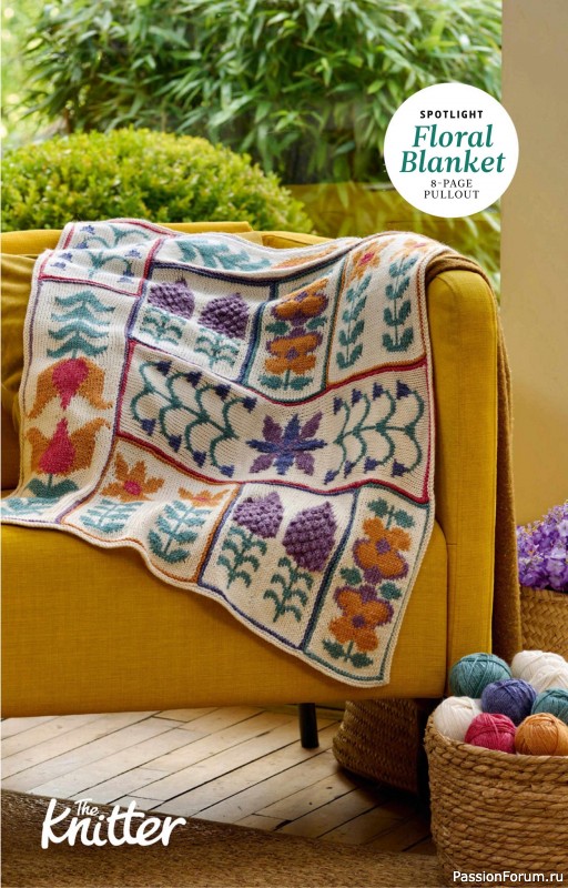Вязаные проекты спицами в журнале «The Knitter №217 2025»