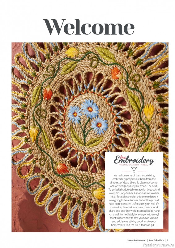 Коллекция вышивки в журнале «Love Embroidery №66 2025»