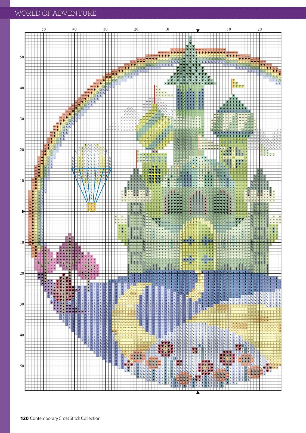 Журнал по вышивке крестом &quot;Contemporary Cross Stitch Collection 2021&quot;