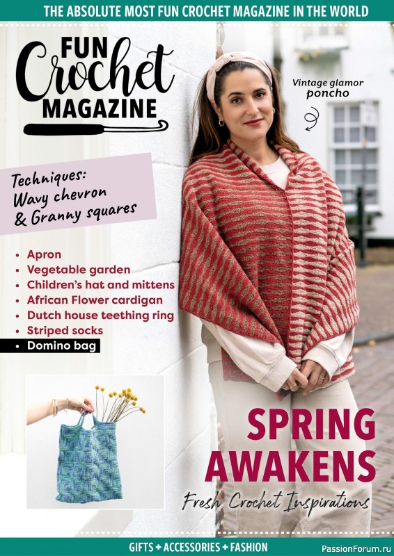 Вязаные проекты крючком в журнале &laquo;Fun Crochet Magazine №20 2025&raquo;
