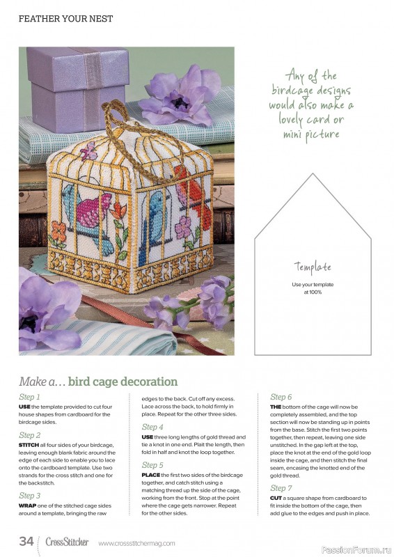 Коллекция вышивки в журнале «CrossStitcher №425 2025»