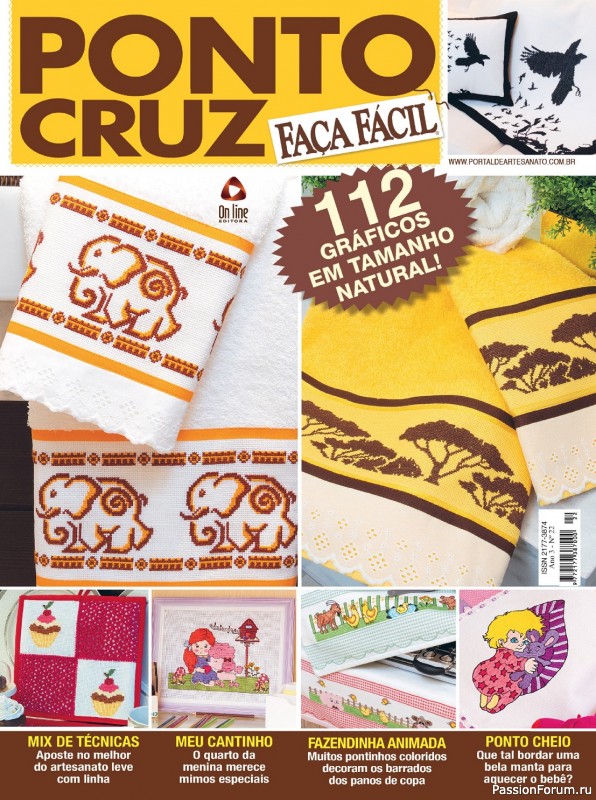 Коллекция вышивки в журнале «Ponto Cruz №22 2024»
