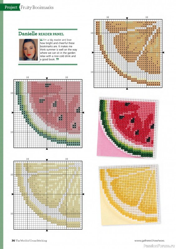 Коллекция вышивки в журнале «The World of Cross Stitching №359 2025»