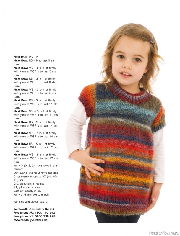 Вязаные модели спицами в журнале «Australian Knitting Vol. 17 №2 2025»