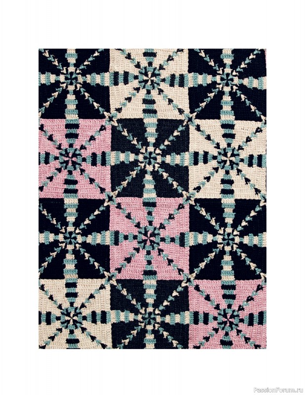 Вязаные проекты в книге «Crochet Squares». Продолжение