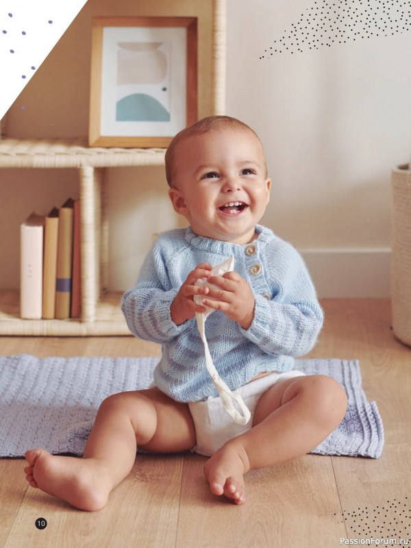 Вязаные модели для детей в журнале «Baby Maschenmode №66 2025»