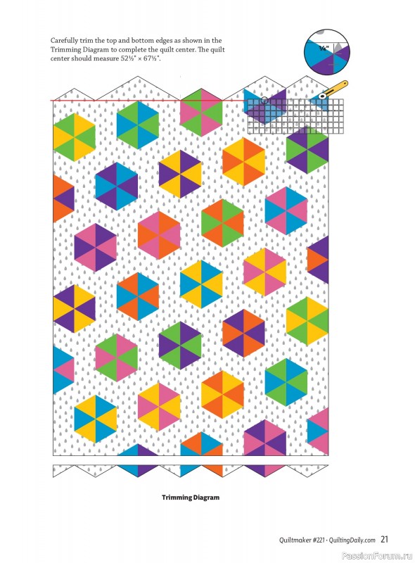 Коллекция проектов для рукодельниц в журнале «Quiltmaker №221 2025»