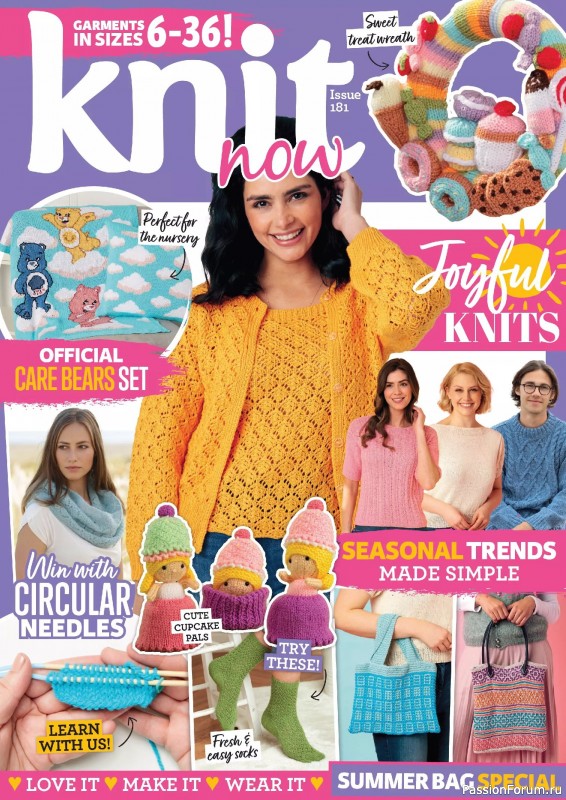 Вязаные проекты в журнале «Knit Now №181 2025»