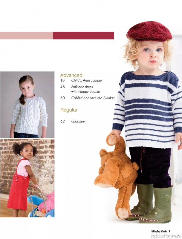 Вязаные модели для детей в журнале «Knitting Baby & Beyond №6 2025»