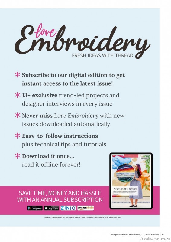 Коллекция вышивки в журнале «Love Embroidery №68 2025»