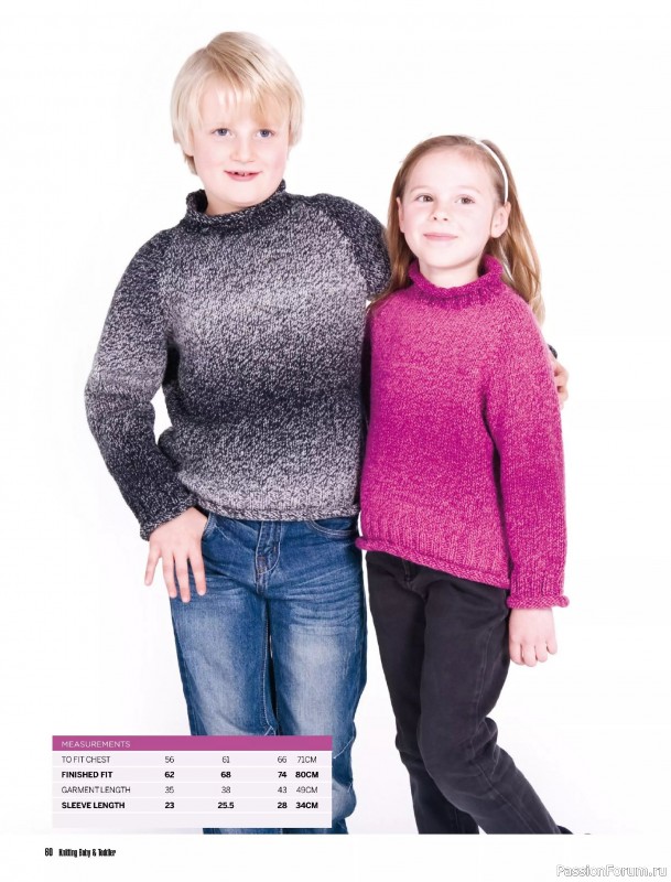 Вязаные модели для детей в журнале «Knitting Baby & Beyond №6 2025»