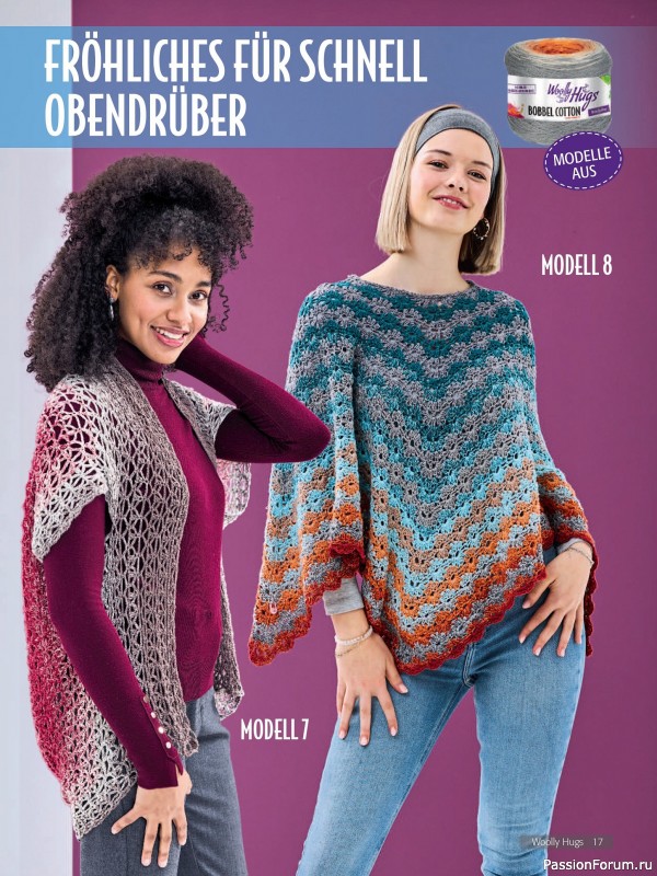 Вязаные проекты в журнале «Woolly Hugs Maschenwelt №4 2025»