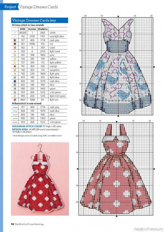 Коллекция вышивки в журнале «The World of Cross Stitching №359 2025»