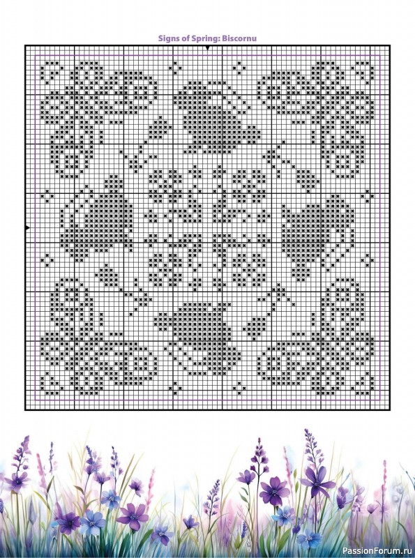 Коллекция вышивки в журнале «Just CrossStitch - Spring 2025»