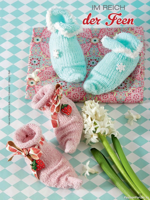 Вязаные модели для детей в журнале «Baby Strick №2 2025»