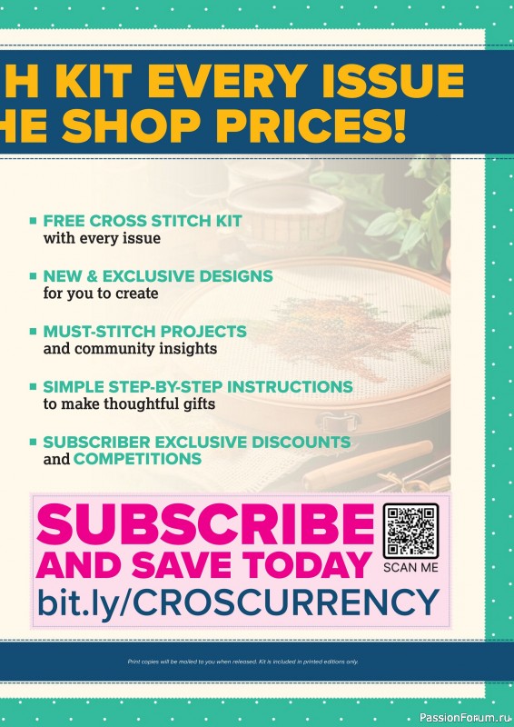 Коллекция вышивки в журнале «CrossStitcher №425 2025»